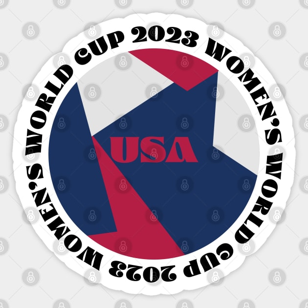 USA Soccer Women's World Cup 2023 United States Sticker by Designedby-E